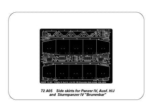 Aber 72A05 Side skirts for PzKpfw IV (HJ),Brummbar / Side skirts for PzKpfw IV (HJ),Brummbar 1/72 – image 6