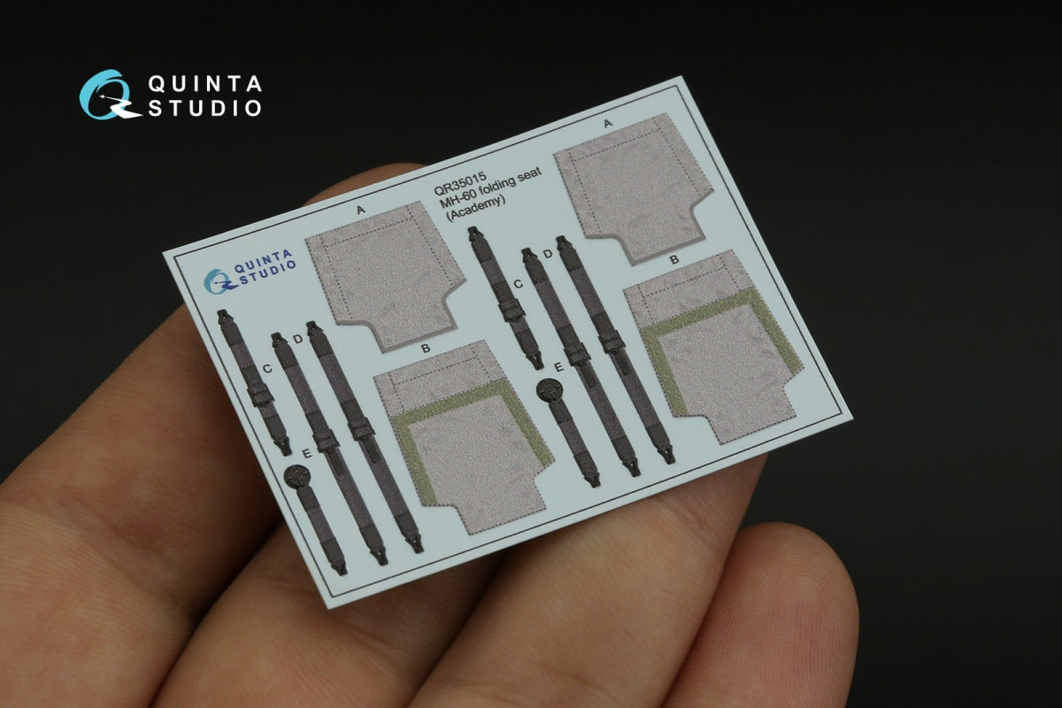 Quinta Studio QR35015 H-60 ​​Family folding seats (Academy), 2 pcs 1/35 – image 4