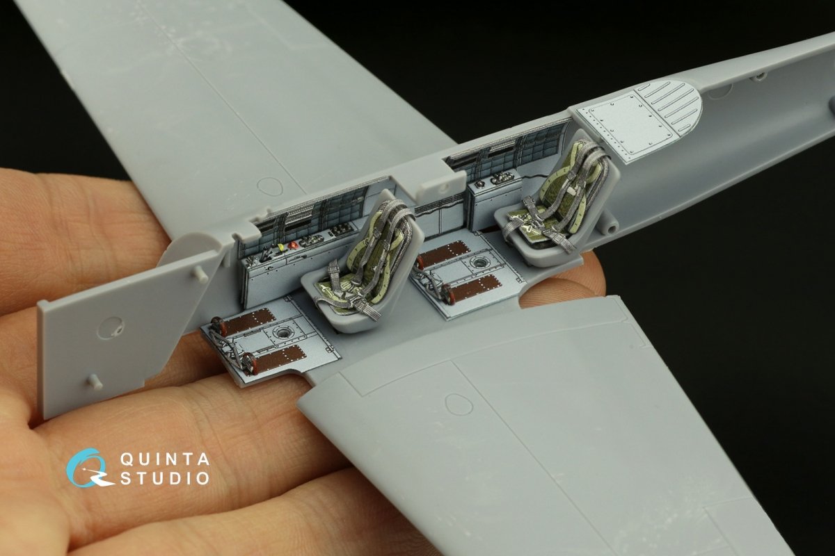 Quinta Studio QD48019 Yak-52 3D-Printed &amp;amp; coloured Interior on decal paper (ARK) 1/48 – Bild 8