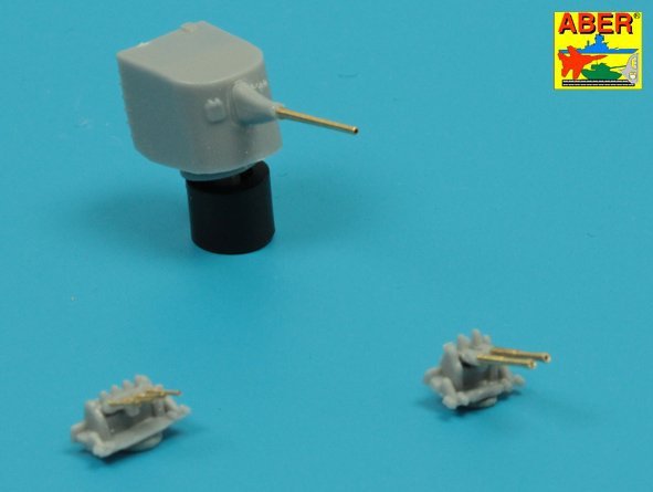 Aber 350L-75 Barrels set for Japnnese Light Cruiser like: Abukama; Isuzu; Kinu; Nagara; Natori; Yura -140mm x 7, 25mm x 4, 13mm x 4 1/350 – Bild 5