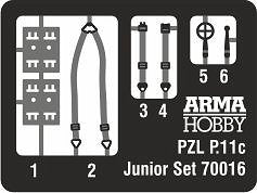 Arma Hobby 70016 PZL P.11c Ensemble Junior 1/72 – image 2