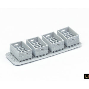 Liang 0433 Beer Soda Bottle Crates WWII x 4 1/35 – Bild 5