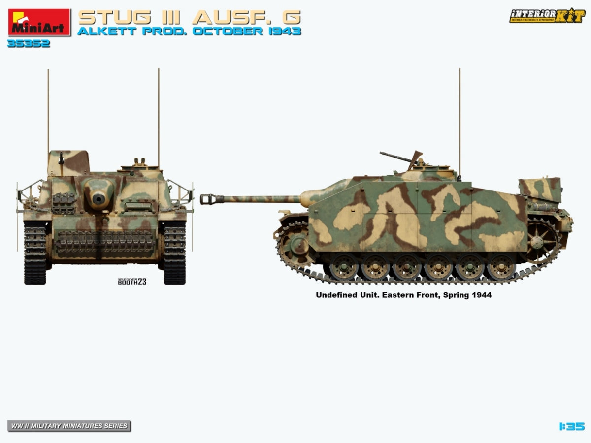 MiniArt 35352 STUG III AUSF. G ALKETT PROD. KIT INTÉRIEUR OCTOBRE 1943 1/35 – image 13