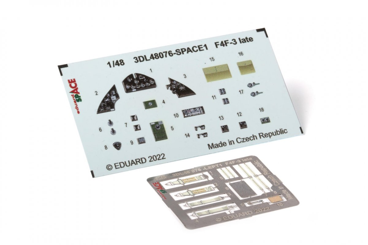 Eduard 3DL48076 F4F-3 late SPACE EDUARD 1/48 – image 2