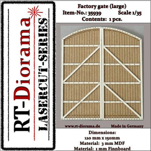 RT-Diorama 35939 Porte d&amp;#39;usine (grand format) 1/35