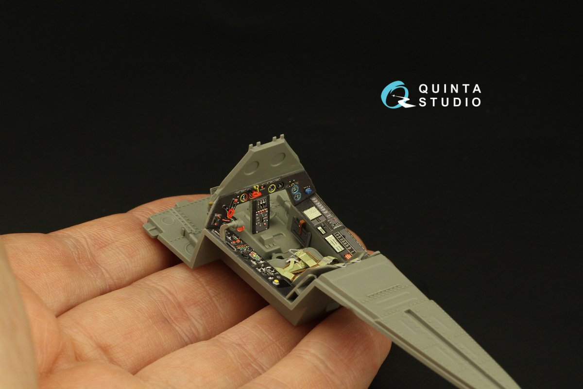 Quinta Studio QD35101 FW 190A-6 3D-Printed &amp;amp; coloured Interior on decal paper (Border Model) 1/35 – immagine 10