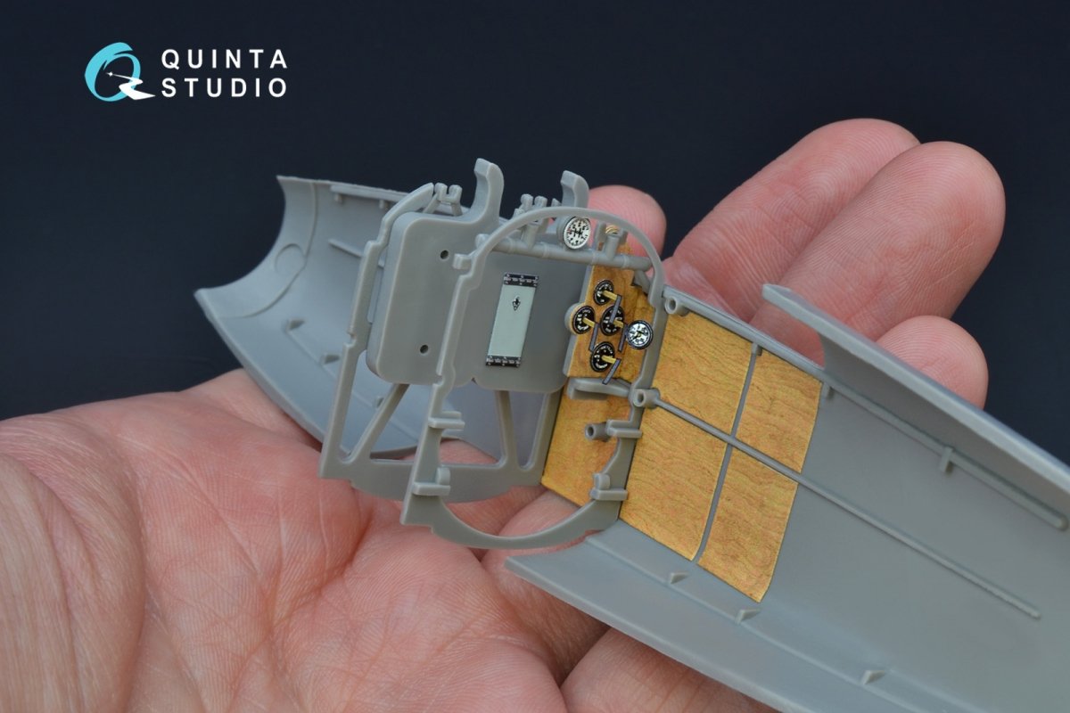 Quinta Studio QD32076 Albatros D.I 3D-Printed &amp;amp; coloured Interior on decal paper (for Roden kit) 1/32 – immagine 6