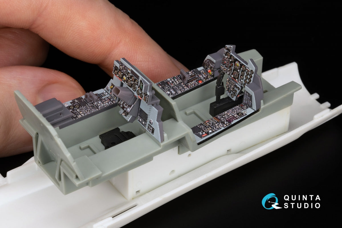 Quinta Studio QD+48488 F-4D early Phantom II 3D-Printed &amp;amp; coloured Interior on decal paper (Academy) (with 3D-printed resin parts) 1/48 – zdjęcie 14