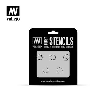 Vallejo ST-AFV002 Drum Oil Markings 1/35