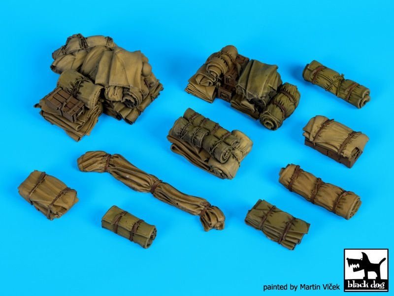 Black Dog T35141 Tentage+bedrols N 1/35 – Bild 5