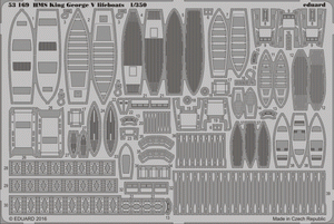 Eduard 53169 HMS King George V lifeboats TAMIYA 1/350