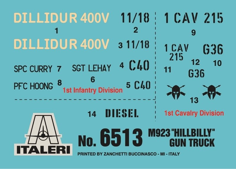 Italeri 6513 M923 Hillbilly Gun Truck 1/35 – Bild 3