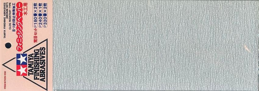 Tamiya 87024 Abrasifs de finition, coffret ultra fin P1200/P1500/P2000