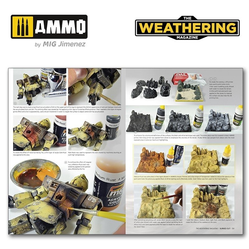 Ammo of Mig 4532-EN The Weathering Magazine Issue 33: BURNED OUT (English) – imagen 6