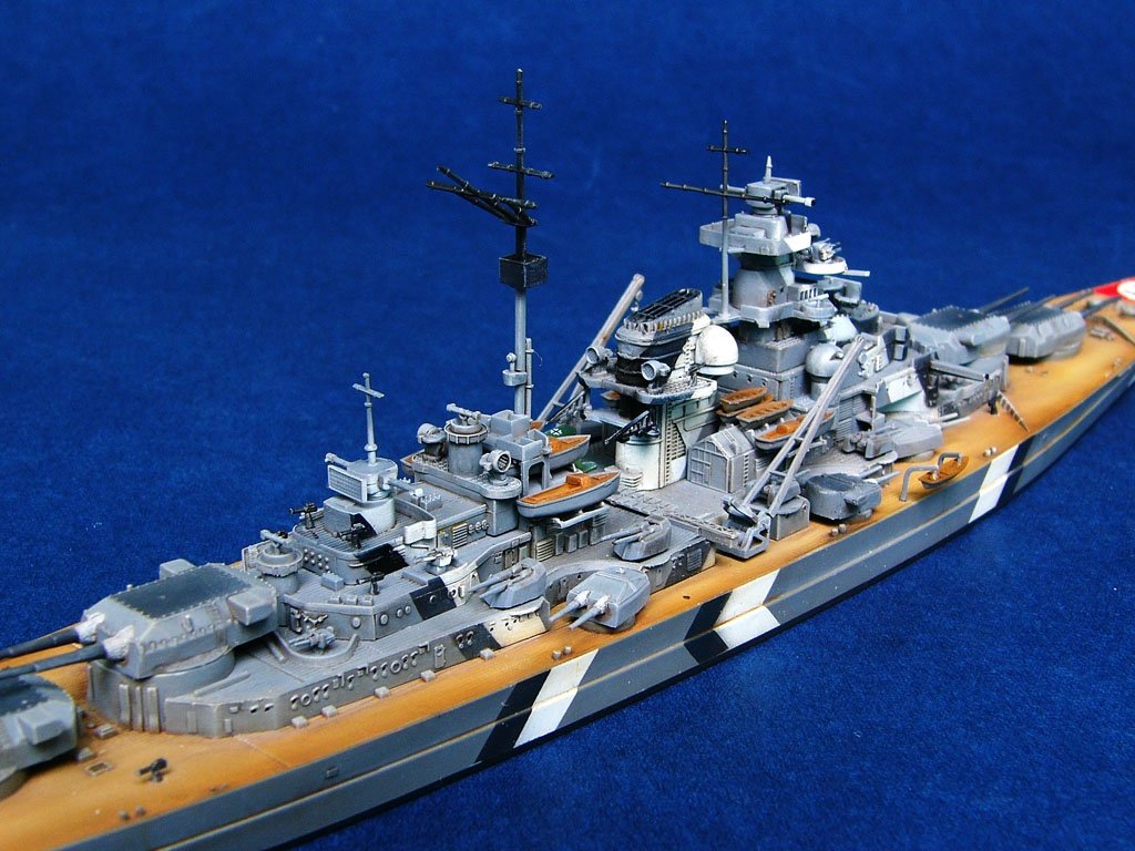 Trumpeter 05711 Germany Bismarck Battleship 1941 1/700 – Bild 5