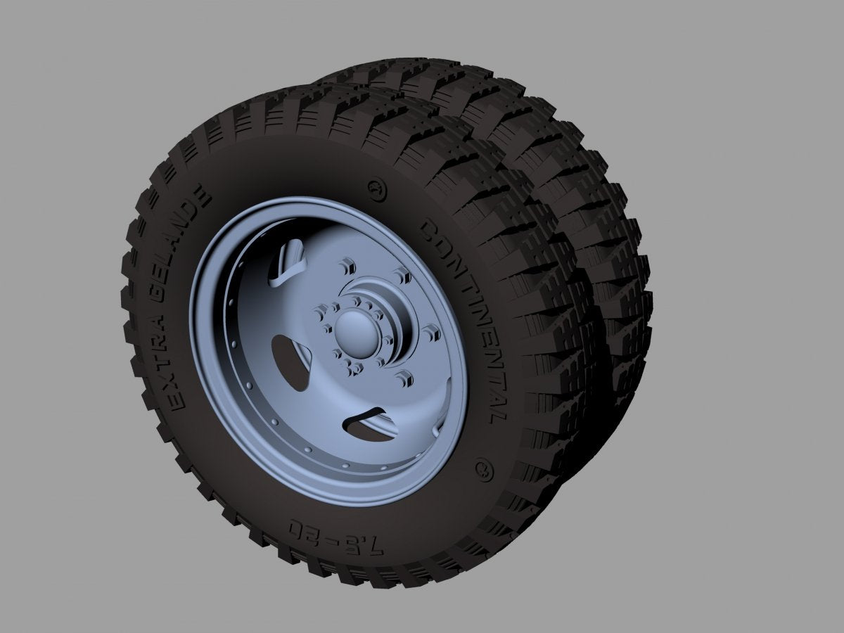 Panzer Art RE35-374 Opel Blitz road wheels early (gelande pattern) 1/35 – image 2