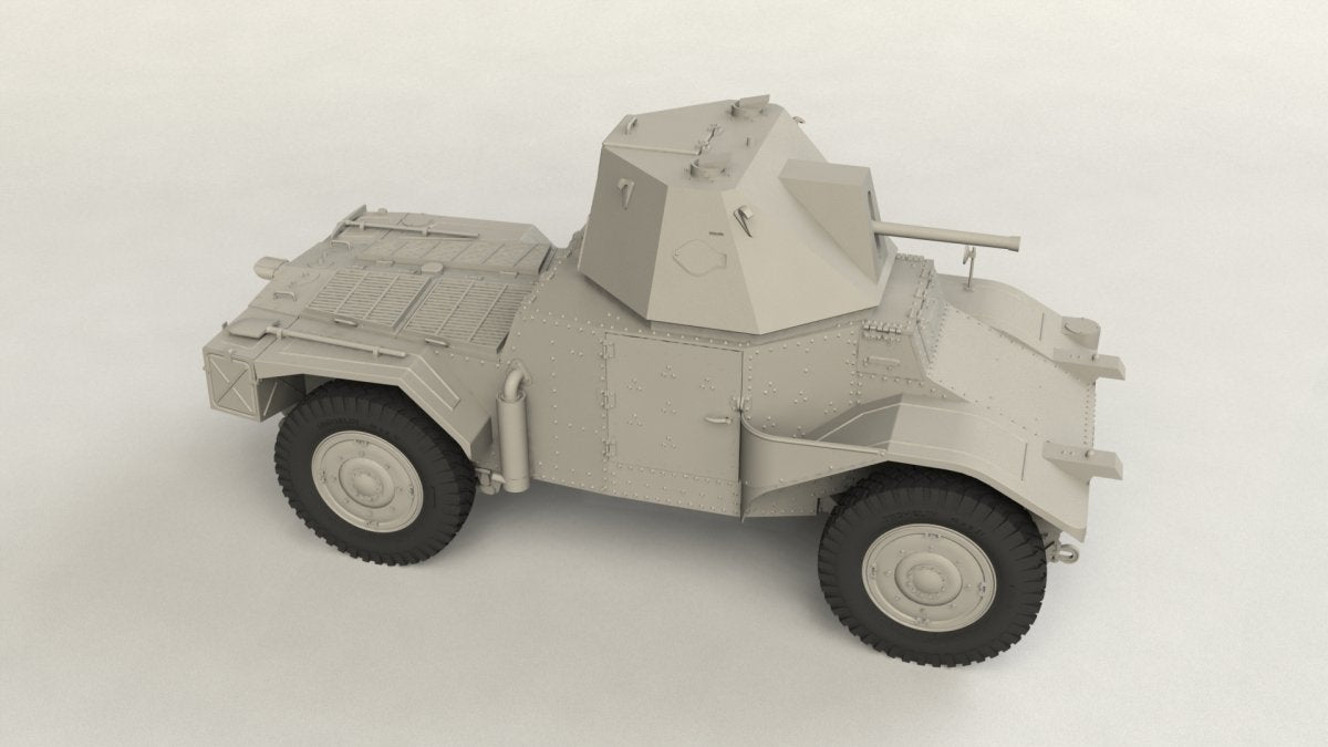 ICM 35377 Panzerspahwagen P 204 (f) avec tourelle CDM, véhicule blindé allemand de la Seconde Guerre mondiale, échelle 1/35 – image 5