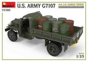 MiniArt 35380 Camion cargo 4x4 1,5 t de l&amp;#39;armée américaine G7107, échelle 1/35 – image 9