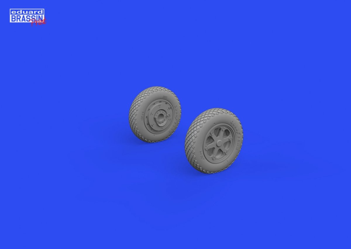 Roues Eduard 672299 F4F (version tardive) - ARMA HOBBY - Échelle 1/72