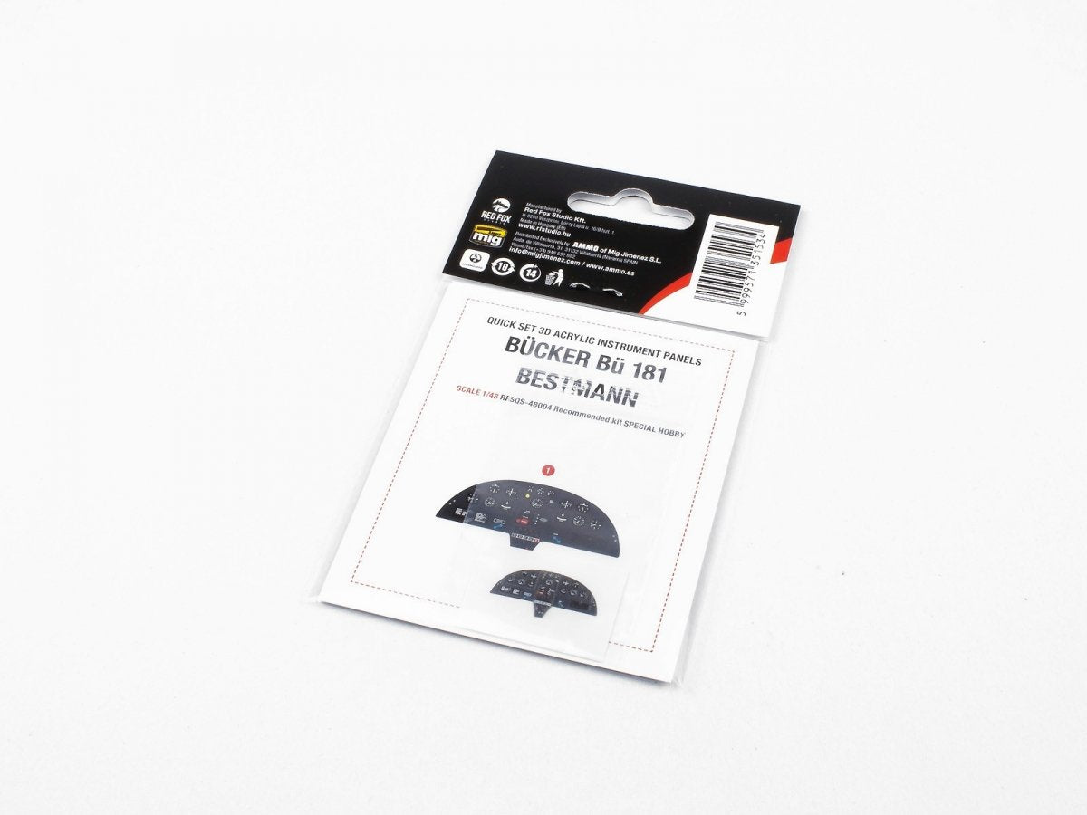 Red Fox Studio QS-48004 Bucker Bü 181 Bestmann 1/48