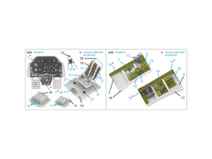 Quinta Studio QD48473 P-51A 3D-Printed coloured Interior on decal paper (Accurate Miniatures/Academy) 1/48 – immagine 2