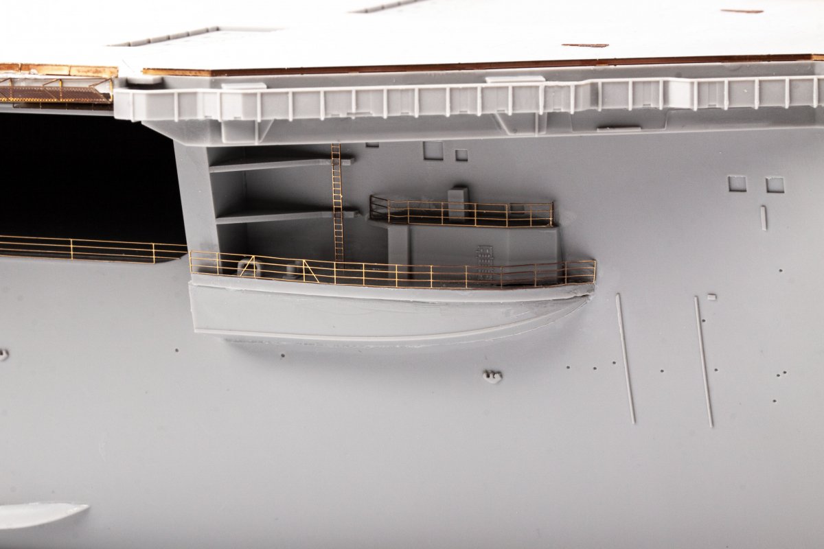 Eduard 53283 USS Constellation CV-64 part 3 - railings &amp;amp; safety nets TRUMPETER 1/350 – imagen 4