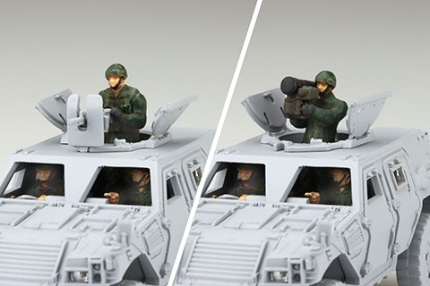 Fujimi 723426 MI-25 JGSDF Staff (for Car/Tank 1) 1/72 – zdjęcie 4