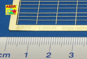 Aber 200-01 Railing 3 horizontal rods 1/200 – immagine 3