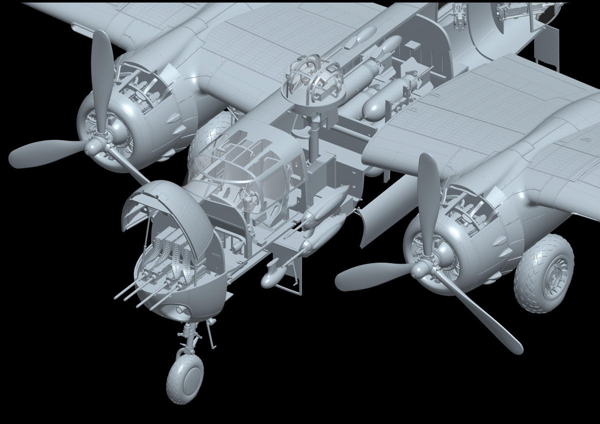 HK Models 01E037 B-25H Mitchell Gunships over CBI 1/32 – Bild 7