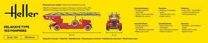 Heller 56780 Delahaye Type 103 Pompiers - Starter Kit 1/24 – Bild 4