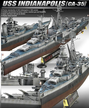 Maquette Academy 14107 USS INDIANAPOLIS (1/350) – image 2