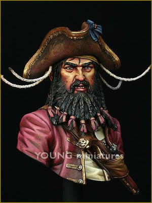 Young Miniatures YH1823 BLACK BEARD 1718 Queen Anne&amp;#39;s Revenge 1/10 – imagen 7