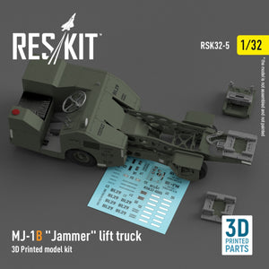RESKIT RSK32-0005 MJ-1B "Jammer" lift truck (3D Printed model kit) 1/32