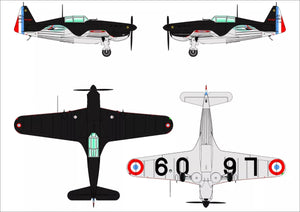 Dora Wings 48031 Morane-Saulnier MS.406C.1 - Battle Of France 1/48 – immagine 7