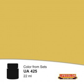 Lifecolor UA425 Uniformes de l'armée américaine, teinte jaune olive, 22 ml