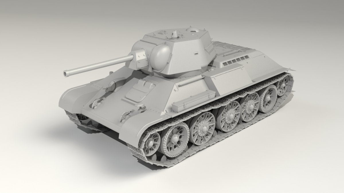 ICM 35370 Pz.Kpfw. 747 T-34 (r), WWII German Medium Tank 1/35 – Bild 2