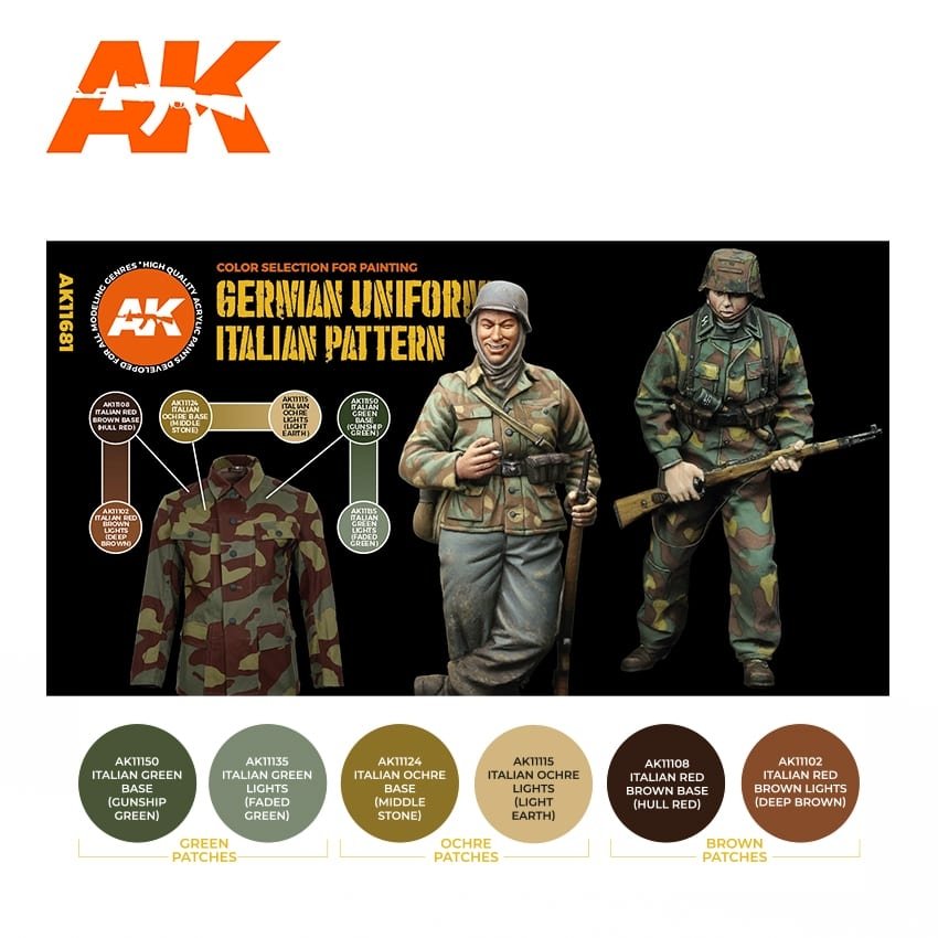 AK Interactive AK11681 GERMAN UNIFORM ITALIAN PATTERN – imagen 2