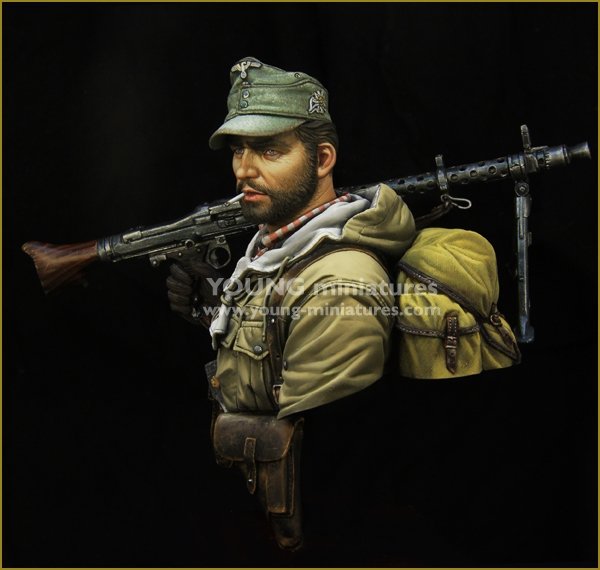 Young Miniatures YM1860 SS GEBIRGSJAGER WWII 1/10 – immagine 3