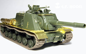 Kit ET Model S35-003 JSU-152 soviétique de la Seconde Guerre mondiale pour maquette TAMIYA 35303 au 1/35