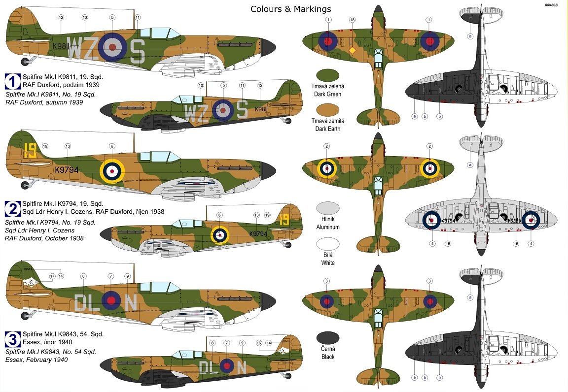 Kovozavody Prostejov KPM0260 Spitfire Mk.Ia „Wats Prop“ 1/72 – imagen 2