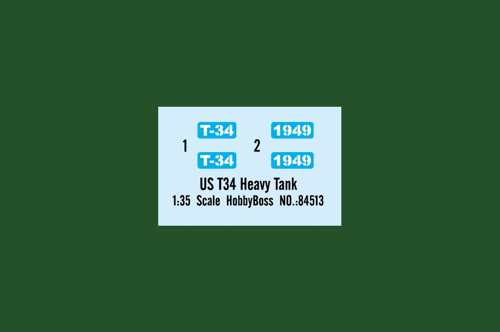 Hobby Boss 84513 US T34 Heavy Tank 1/35 – Bild 3