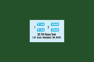 Hobby Boss 84513 US T34 Heavy Tank 1/35 – Bild 3