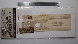 Wood Hunter W35006 Wood Deck USS Cruiser Indianapolis for Trumpeter 1/300 – zdjęcie 2