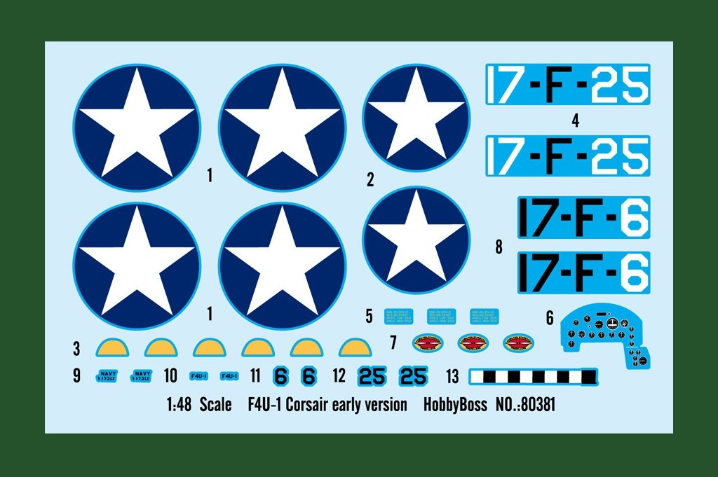 Hobby Boss 80381 F4U-1 Corsair Early version 1/48 – Bild 3