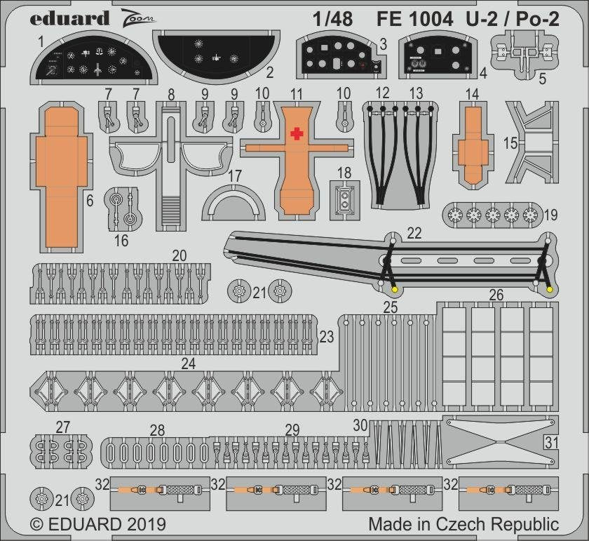 Eduard FE1004 U-2 / Po-2 ICM 1/48