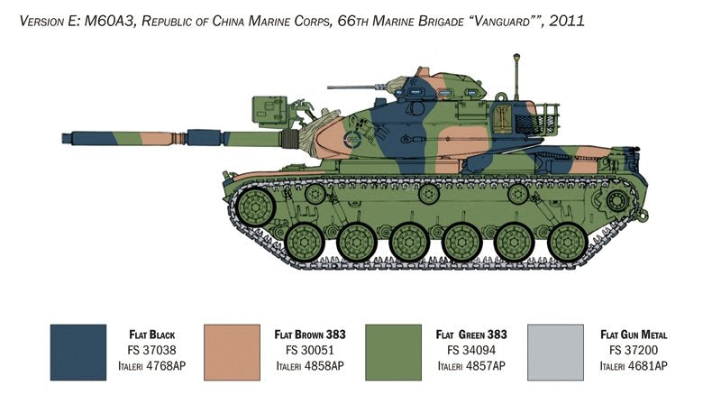 Italeri 6582 M60A3 1/35 – imagen 4