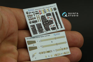 Quinta Studio QD32129 Hs 129B-2 3D-Printed &amp;amp; colored Interior on decal paper (Zoukei-Mura) 1/32 – image 10