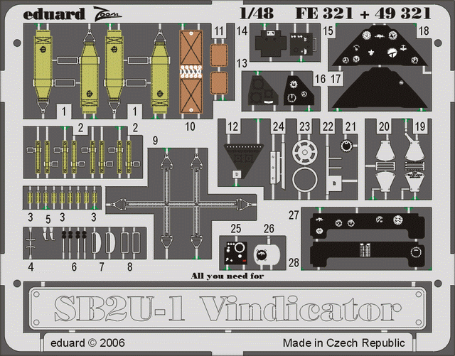 Eduard BIG4861 B-25B 1/48 ACCURATE MINIATURES – zdjęcie 3