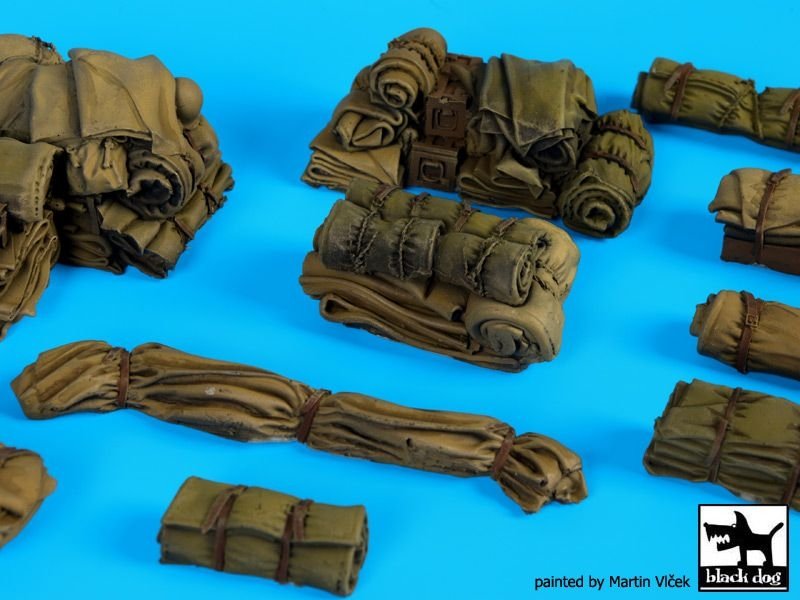 Black Dog T35141 Tentage+bedrols N 1/35 – Bild 2