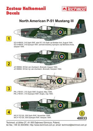 Techmod 48033 - North American P-51 Mustang III 1/48 – image 2